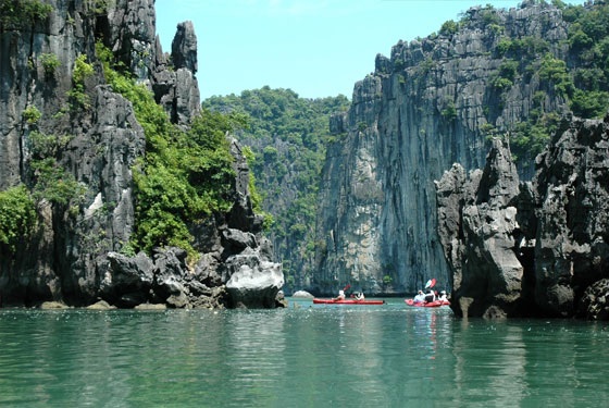 Kayak programme à Halong