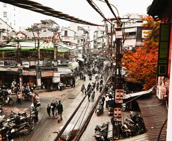Les vieux quartiers des 36 rues à Hanoi