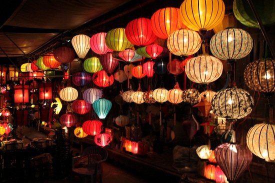 Les lampes colorées à Hoi An