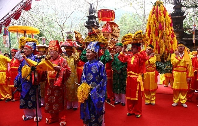 fête villageoise au vietnam