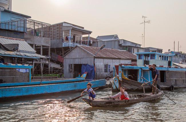 La vie sur l'eau à Chau Doc