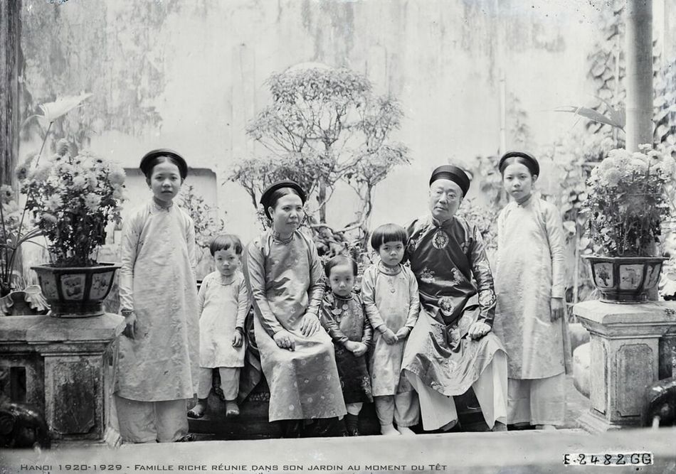 Culture famille vietnamienne au Tet