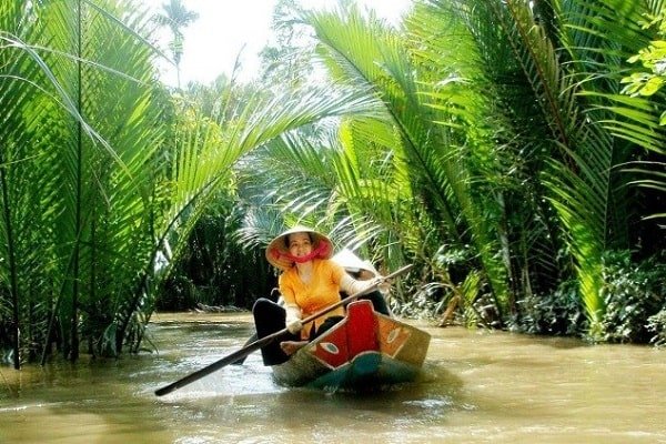 Beaute de Ben Tre Vietnam photos balade en sampan