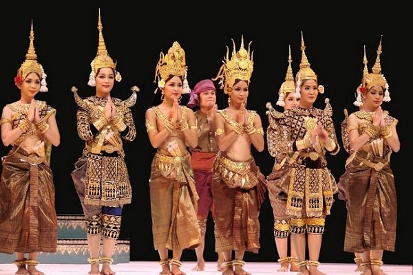 Danse traditionnelle des Khmers au Camboge