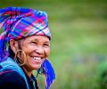 Souris de femme vietnamienne à Sapa