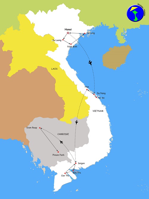 voyage vietnam en 18 jours