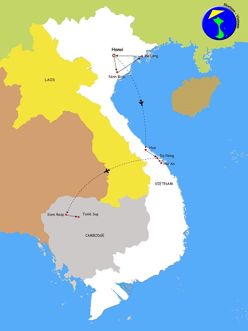 voyage combine vietnam et cambodge 12 jours