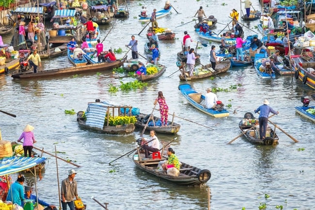 Marche flottant de Cai Rang