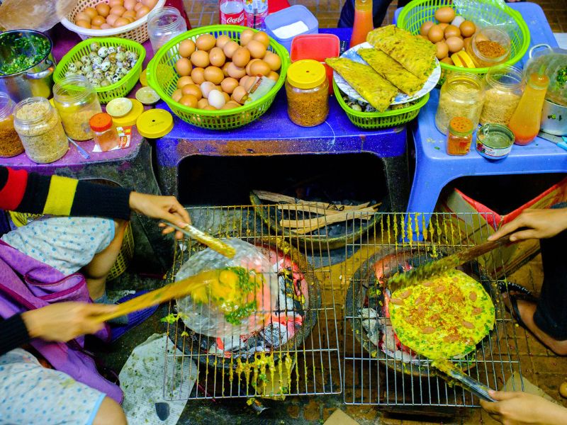 Banh trang nuong restauration rapide vietnamienne