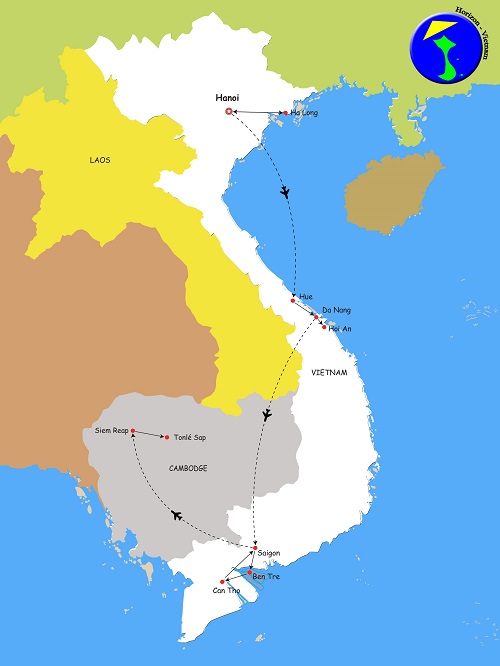 voyage au vietnam et au cambodge 12 jours