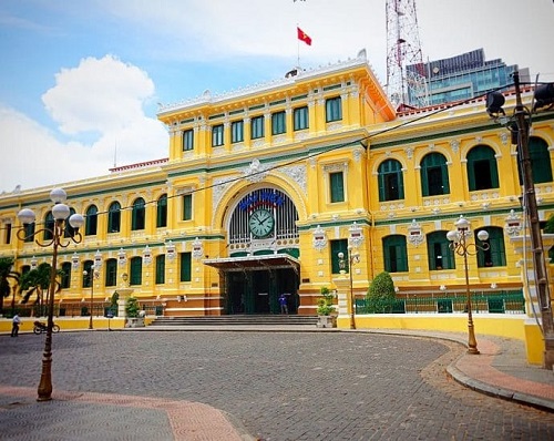 Le bureau de poste de HO CHI MINH
