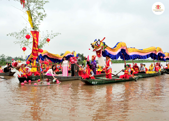 Fête de Truong Yen Ninh Binh Vietnam