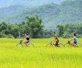 Faire du vélo à mai chau vietnam