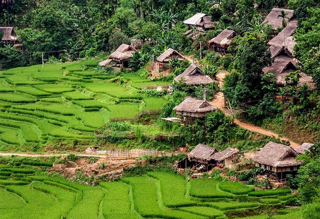 village kho muong pu luong vietnam voyage