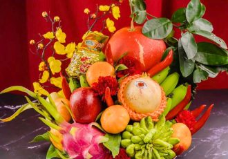 Plateau de cinq fruits Une tradition ancestrale pour le Nouvel An vietnamien