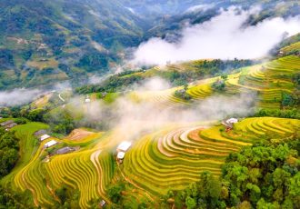 La beauté envoûtante de la saison des rizières dorées à Ha Giang en septembre