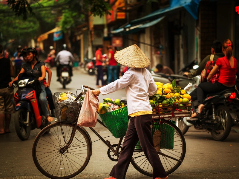 Un coin dans le vieux quartier de Hanoi