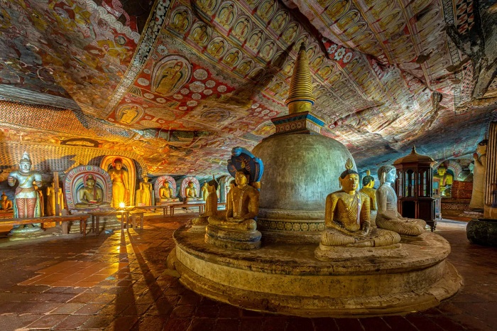 Temple-de-roche-Dambulla-voyage-Sri-Lanka